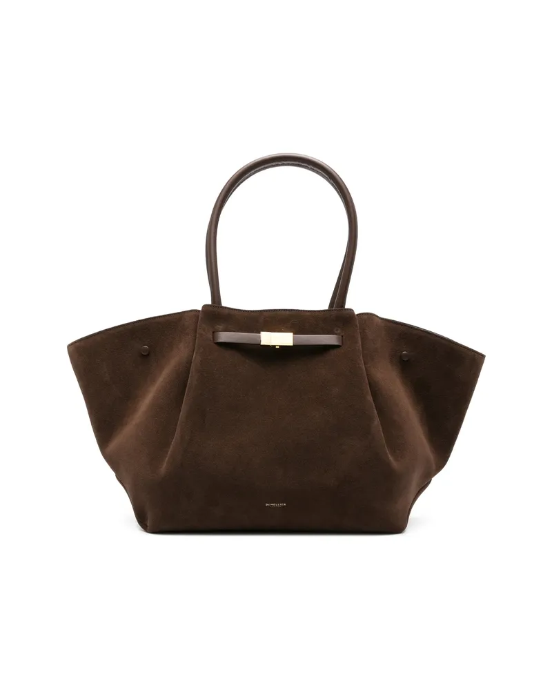 DeMELLIER D90 New York Top-handle Tote Bag Brown