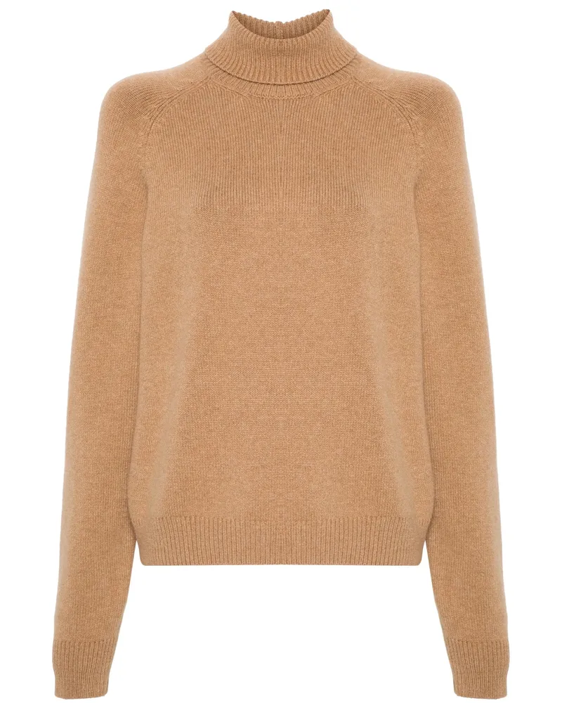 Fendi Logo-embroidered Sweater Brown