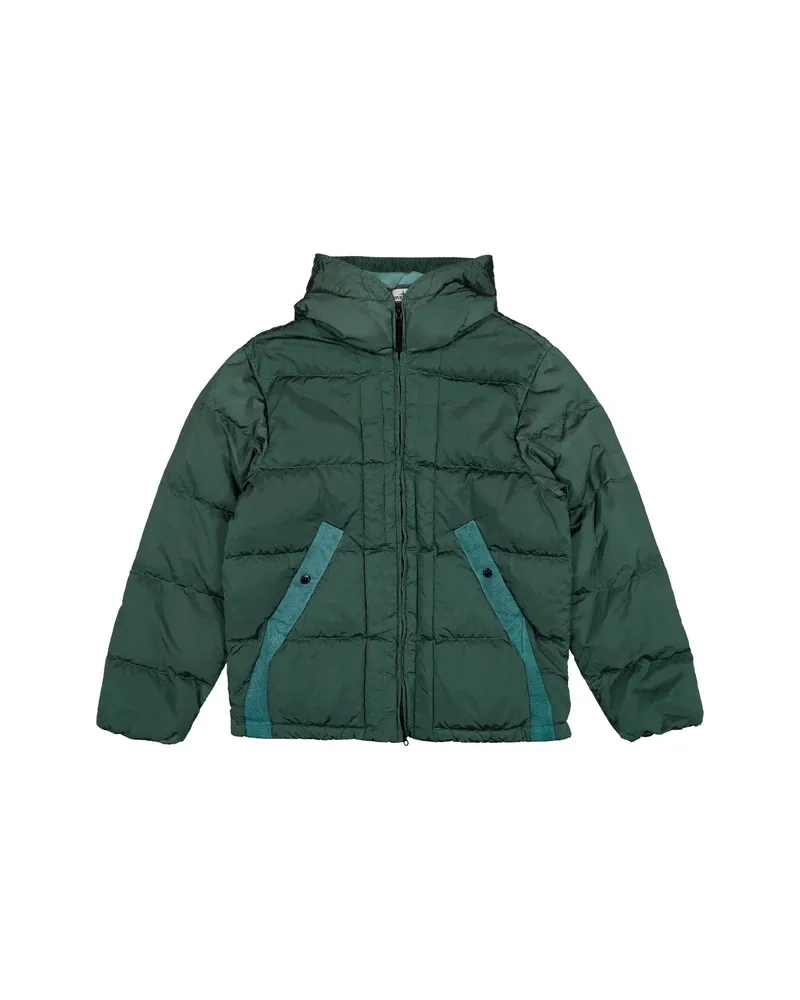 Stone Island Nylon Metal Down Jacket W Anti Drop Finish Green
