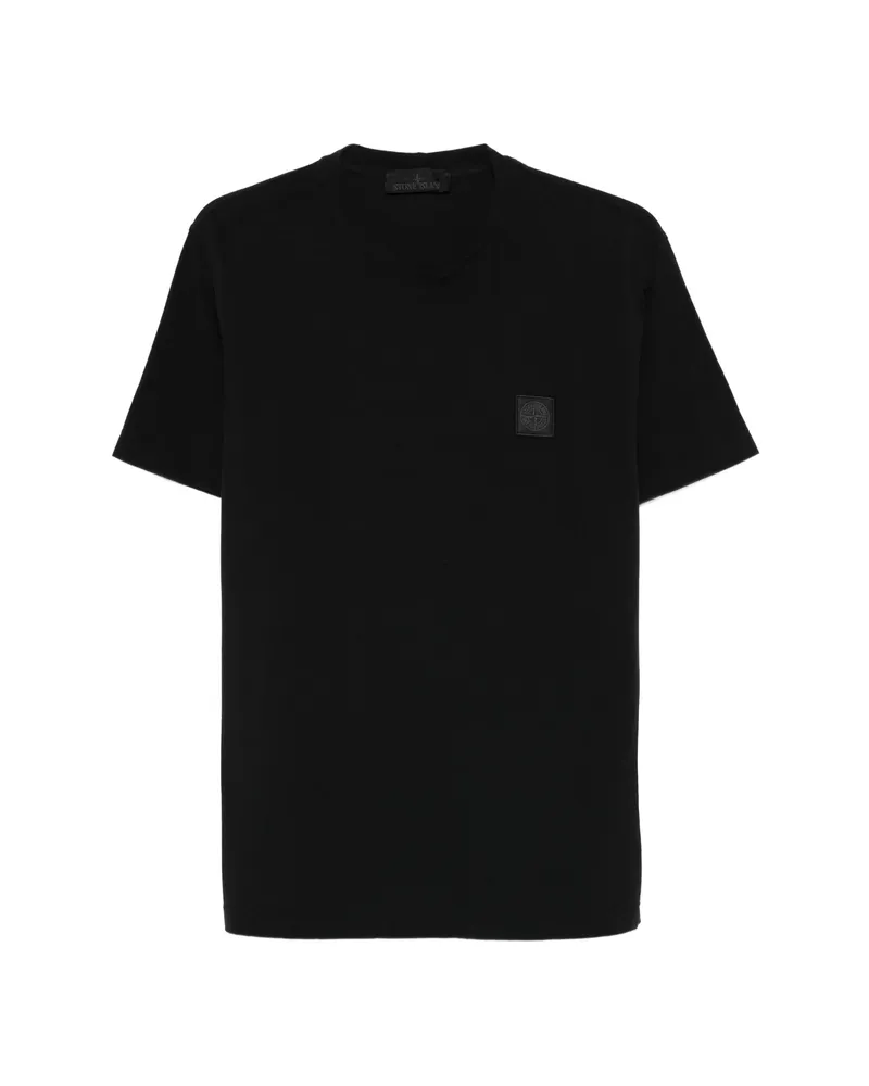 Stone Island Patch-logo T-shirt Black