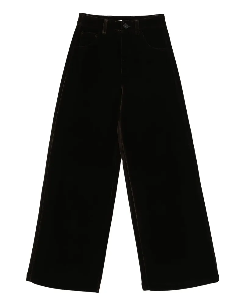 Séfr Janis Wide-leg Trousers Brown