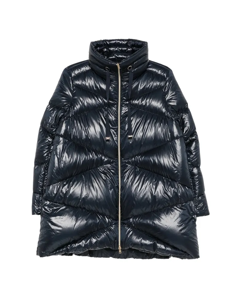 Herno Zip-up Padded Coat Blue