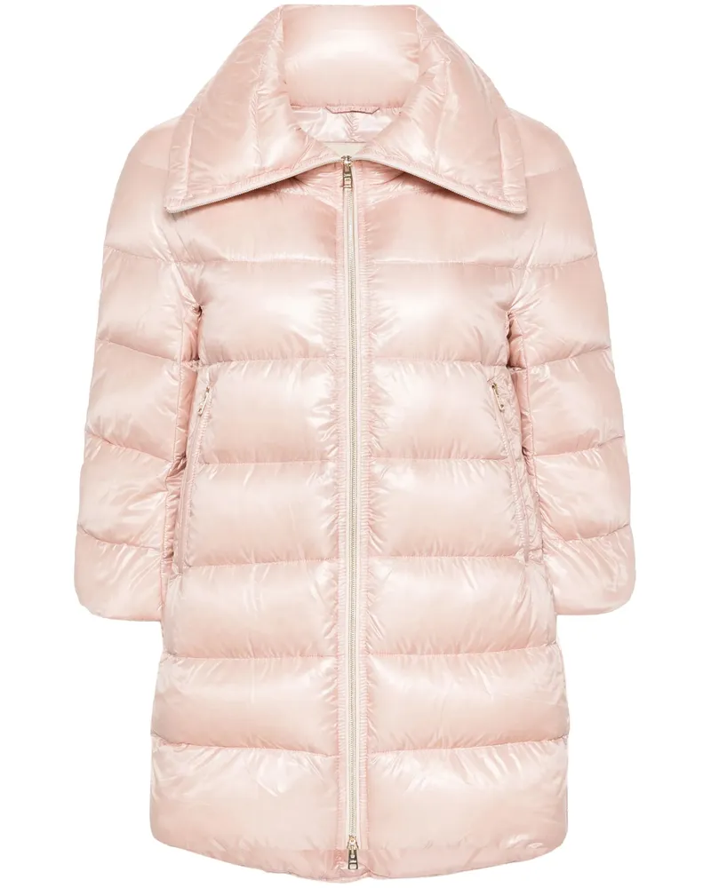 Herno Cleofe Padded Coat Pink