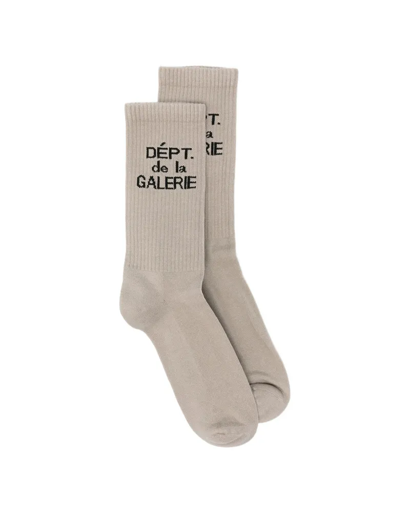 GALLERY DEPT. Ribbed Socks Grey