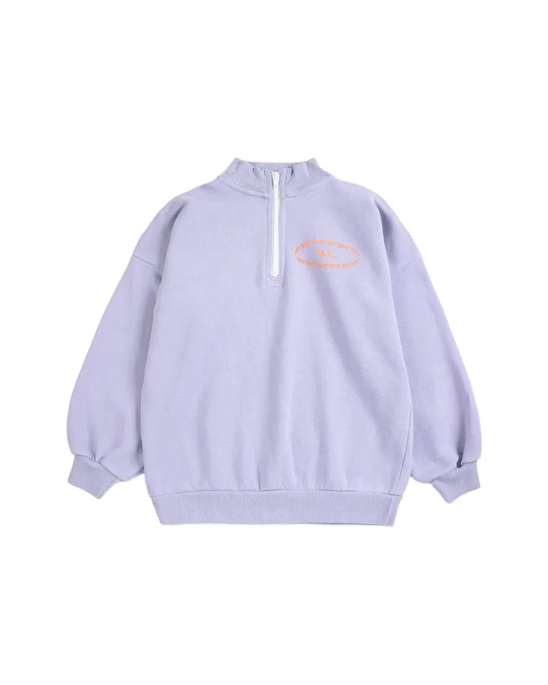 BOBO CHOSES Mystery BC Half-zip Sweatshirt Purple