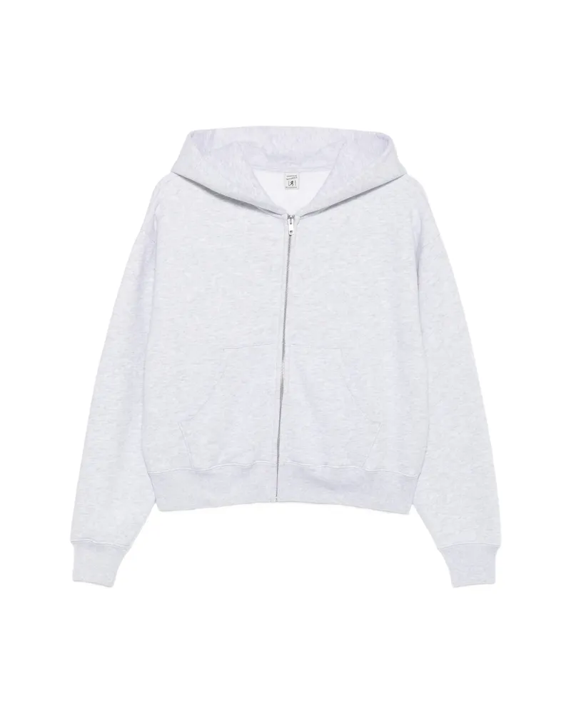 SPORTY & RICH Zip-up Hoodie Grey