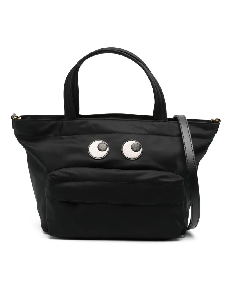 Anya Hindmarch Mini Eyes Tote Bag Black
