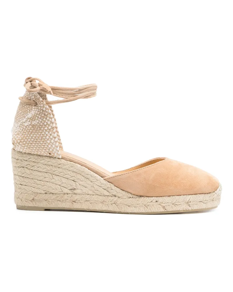 Castañer CARINA Tie Ankle Espadrilles Neutrals