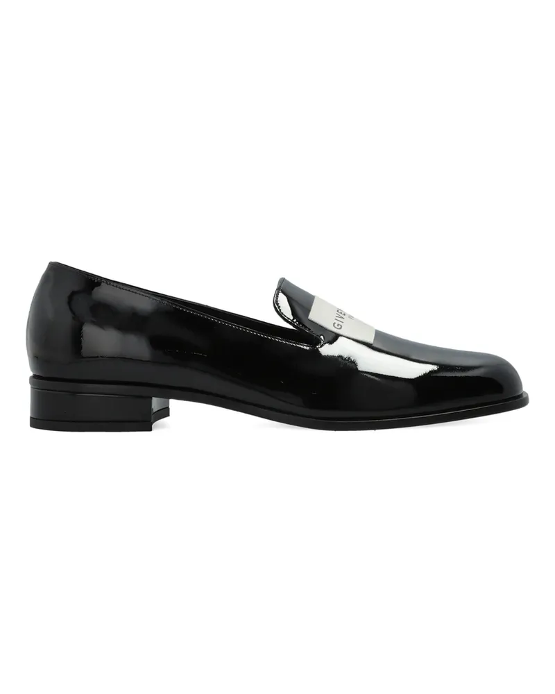Givenchy Tux Patent Leather Loafers Black