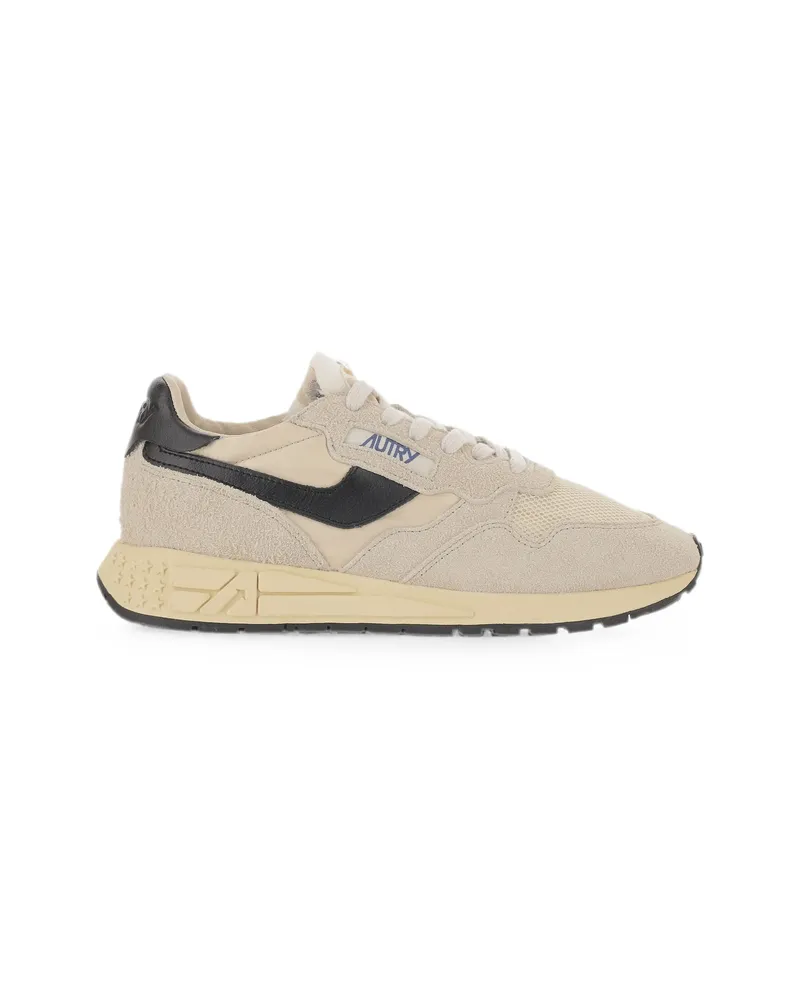 AUTRY Reelwind Suede-panelled Sneakers Neutrals