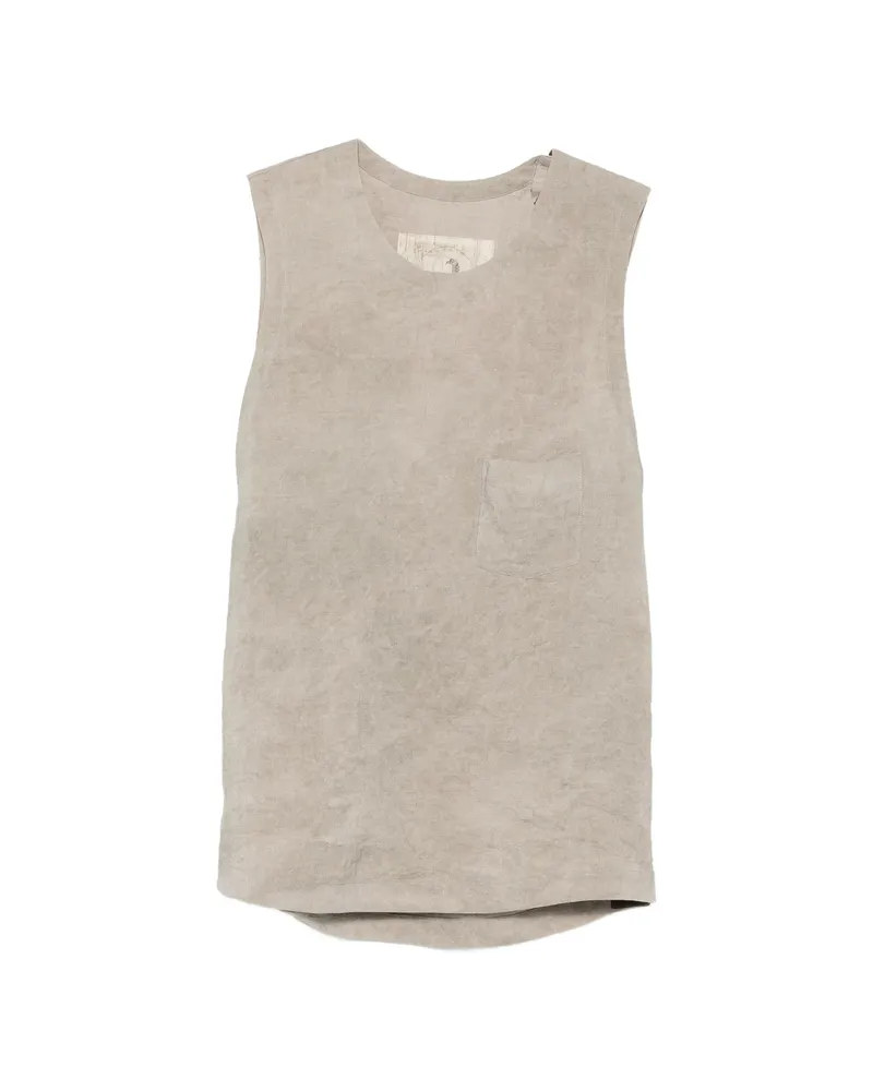 Ziggy Chen Crew-neck Vest Grey