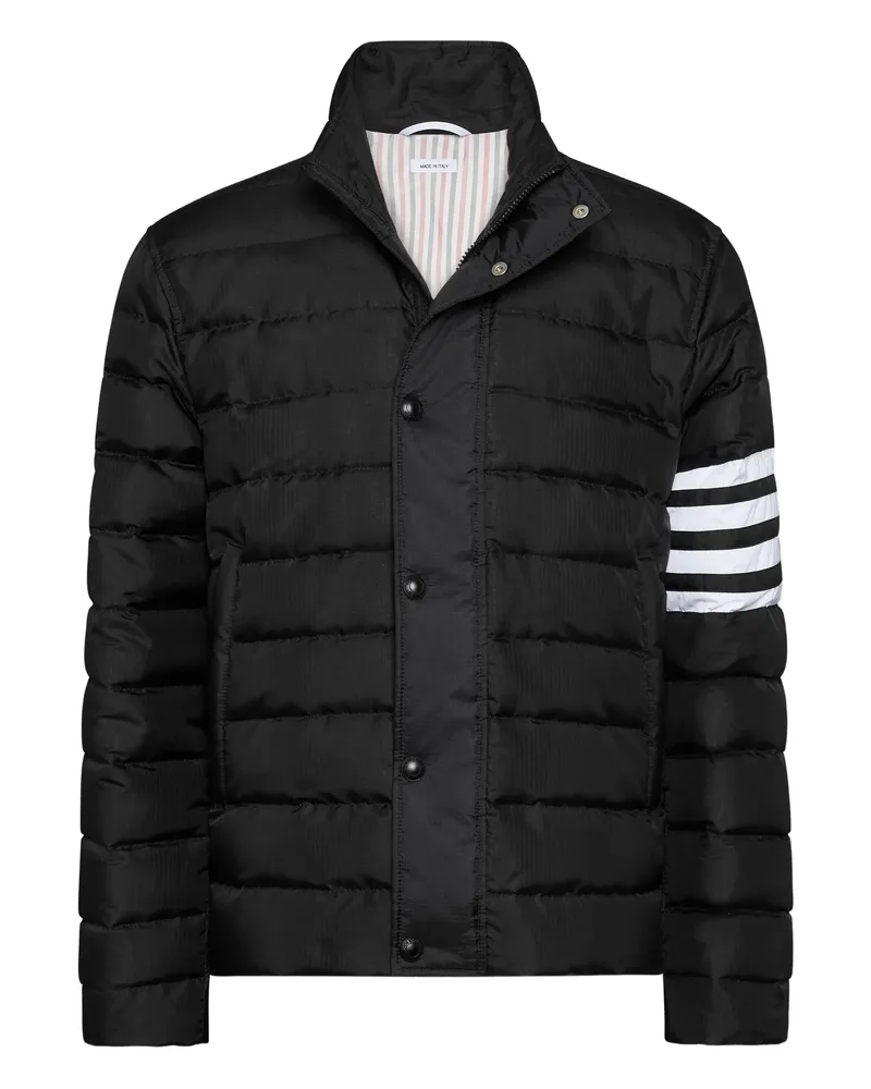 Thom Browne Four-bar Stripe-detail Jacket Black