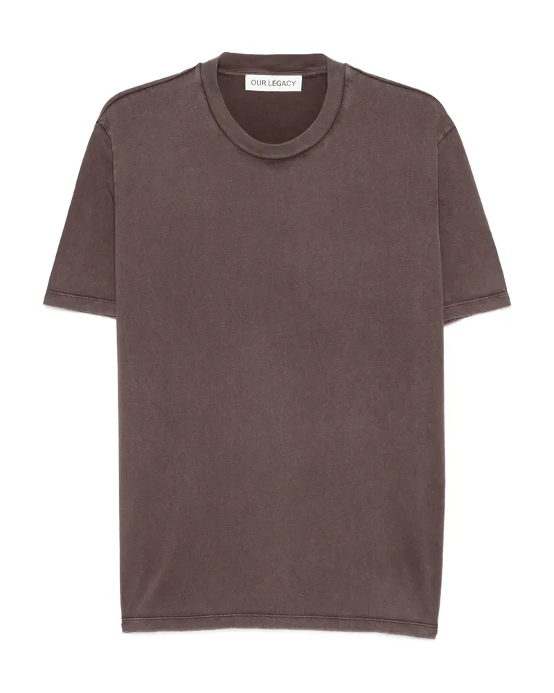 Our Legacy Crew-neck T-shirt Brown