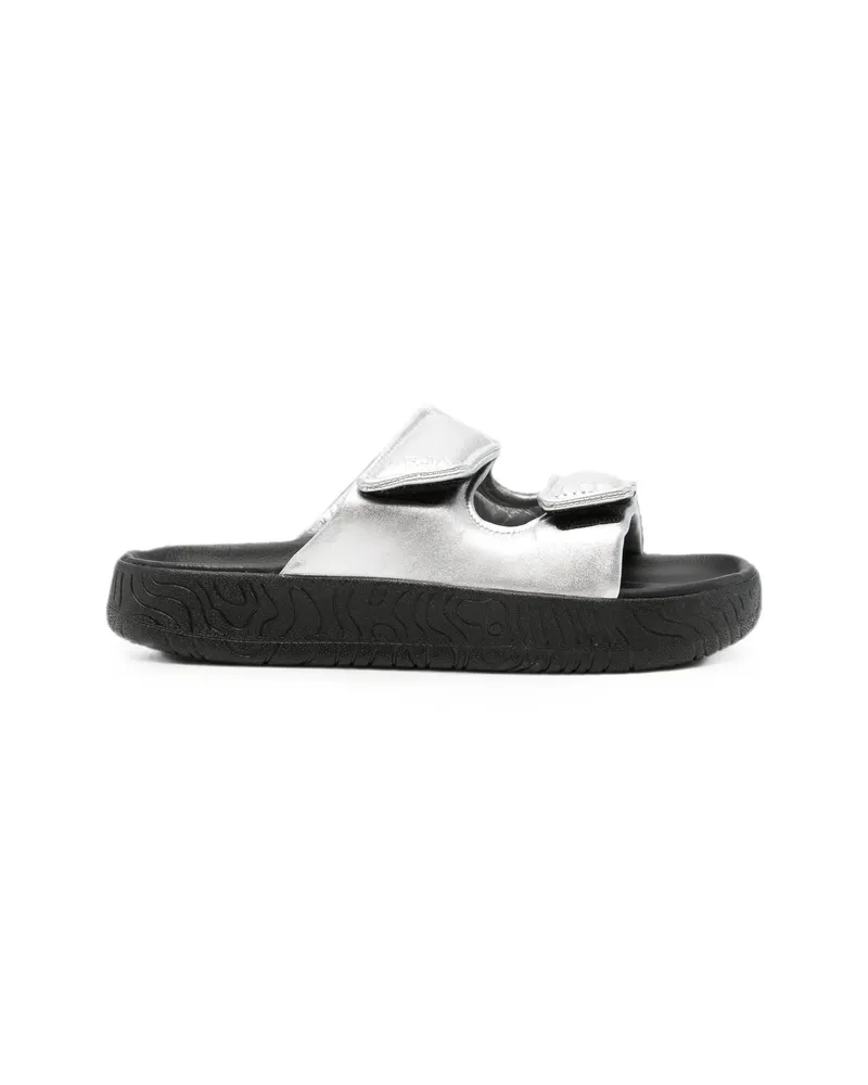 VEJA Etna Touch-strap Flat Sandals Silver