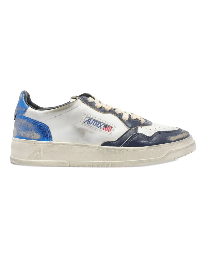 AUTRY Leather Logo Sneakers White
