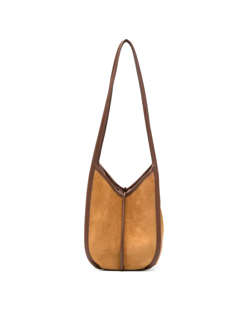 HEREU Calella Panelled Shoulder Bag Neutrals