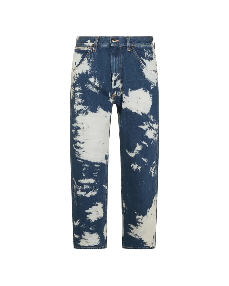 Vivienne Westwood Bleach-effect Straight-leg Jeans Blue