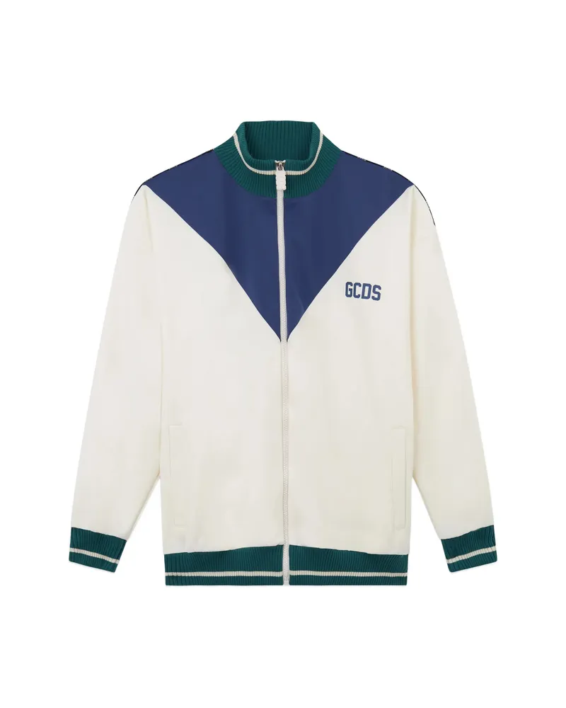 GCDS Zip-up Sweatshirt Neutrals