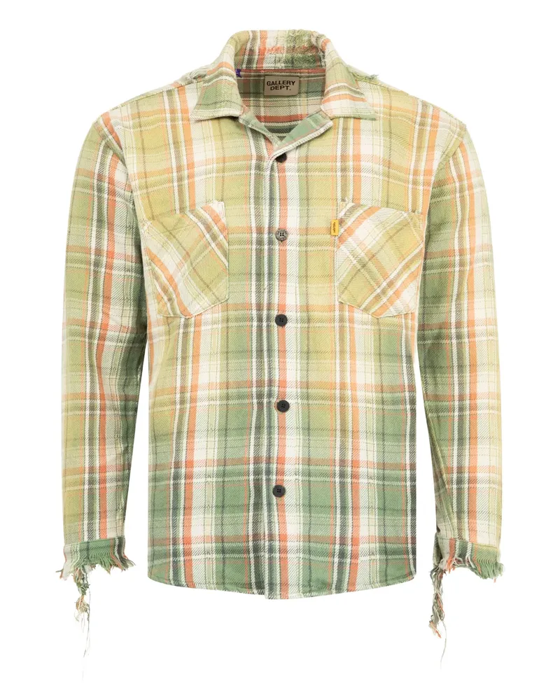 GALLERY DEPT. Marley Frayed-detailed Shirt Green