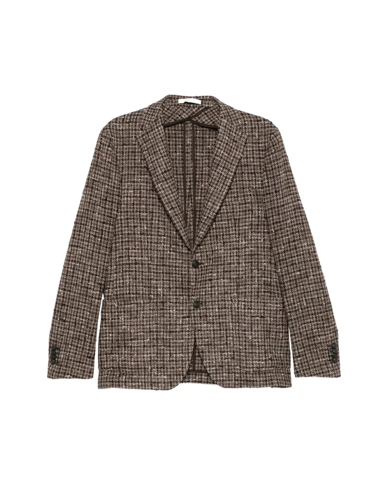 Tagliatore Single-breasted Blazer Brown