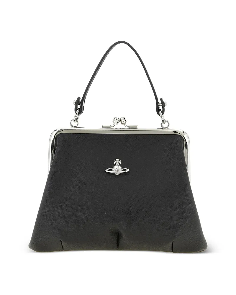 Vivienne Westwood Granny Frame Tote Bag Black