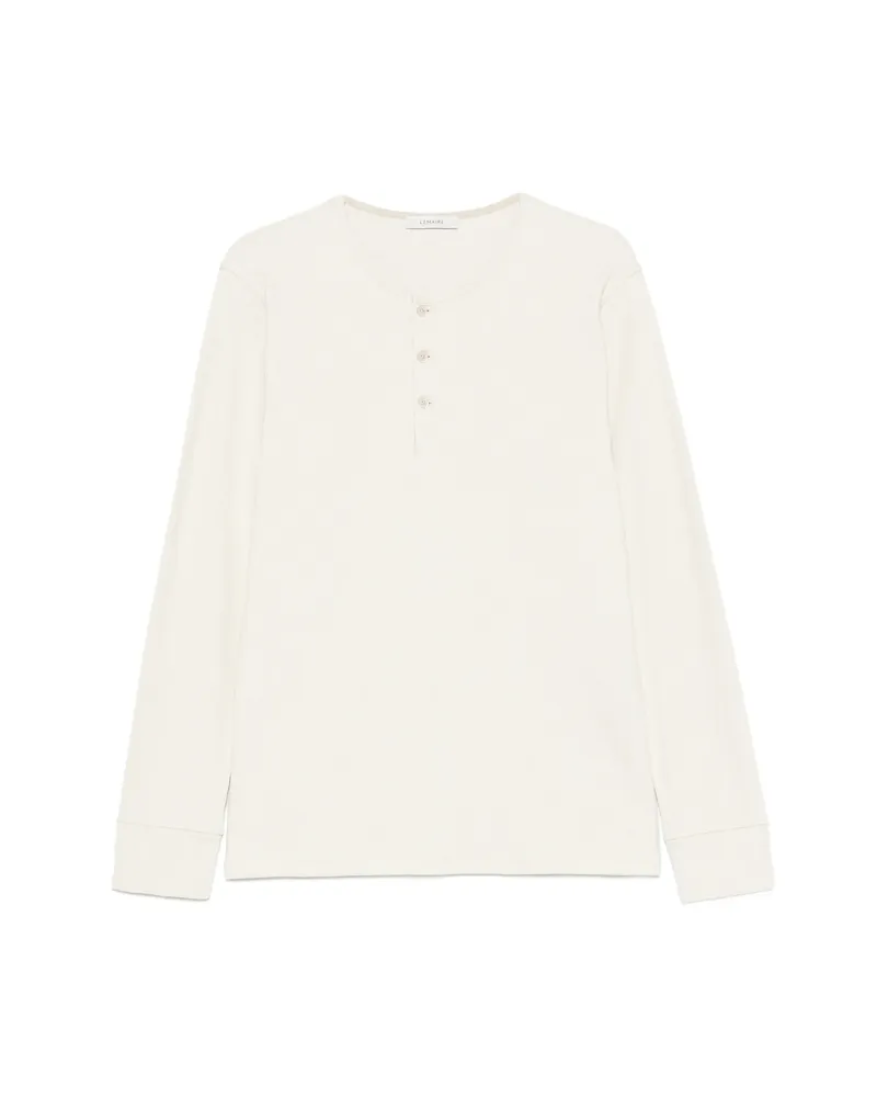 Christophe Lemaire Ribbed-knit Top Neutrals