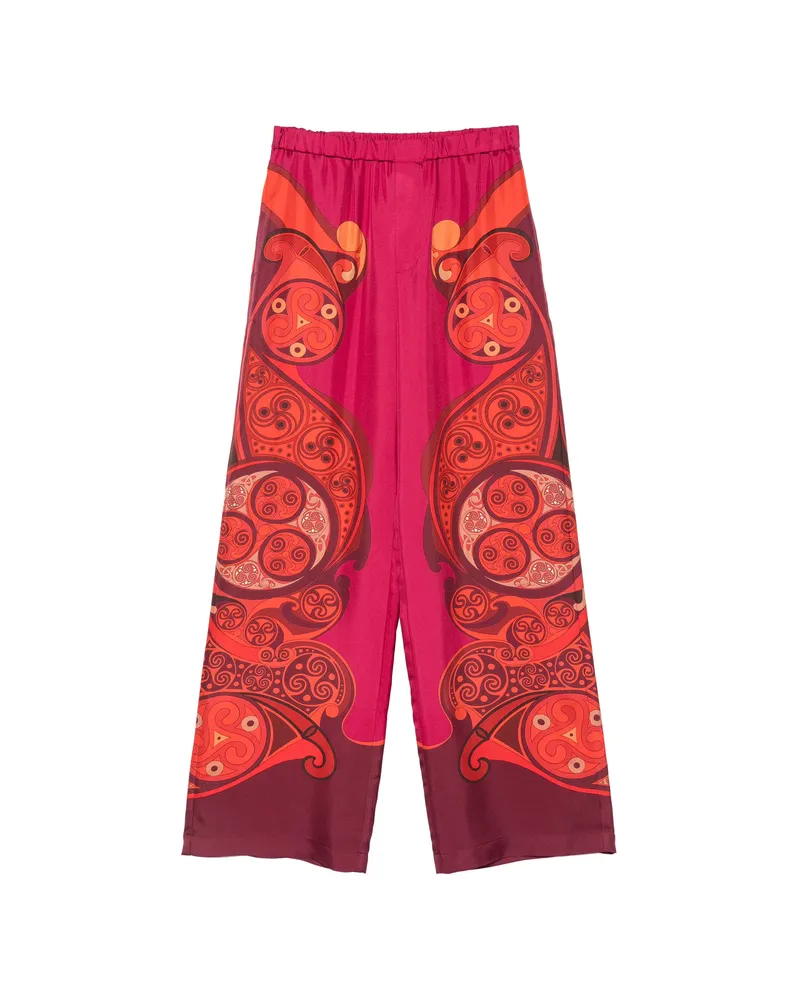La DoubleJ Club Placée Elasticated-waistband Trousers Pink