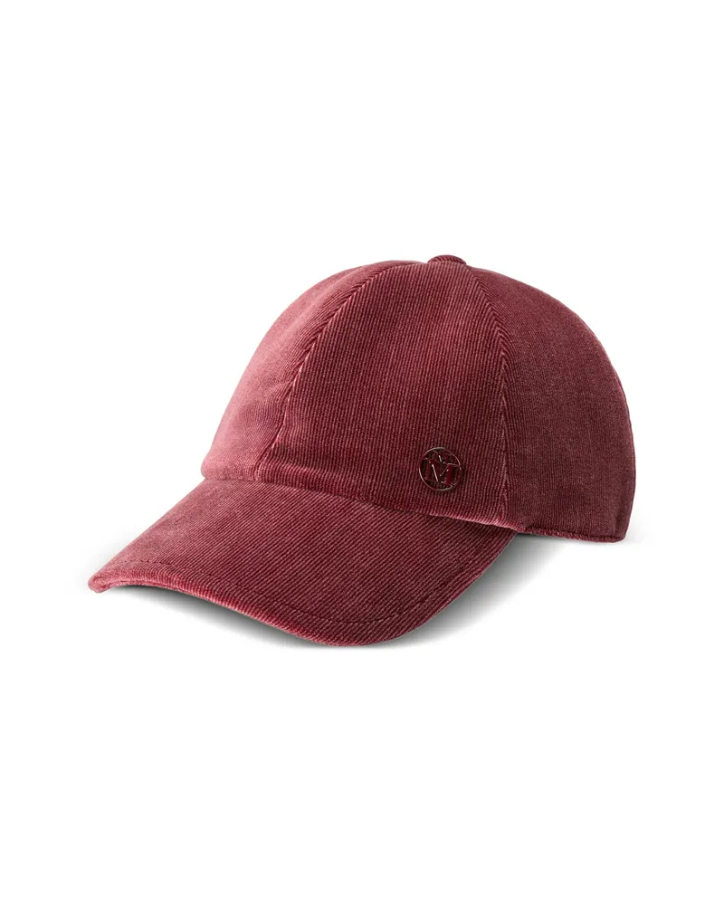 Maison Michel Tiger Logo-detail Baseball Cap Red