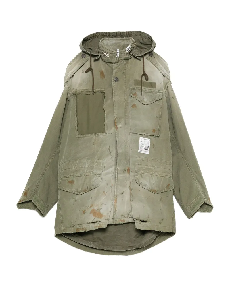 MIHARAYASUHIRO Hooded Jacket Green