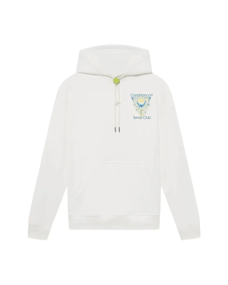 Casablanca Paris Tennis Club Icon Hoodie White