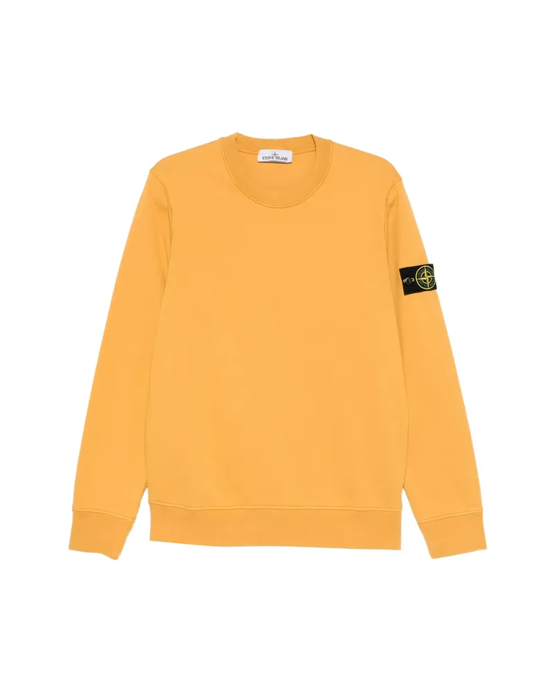 Stone Island Crew-neck Sweatshirt Yellow