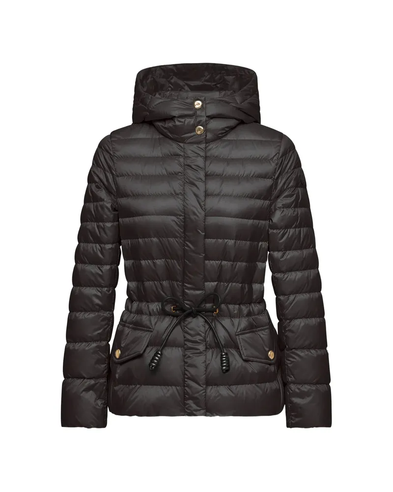 Moncler Raies Hooded Quilted Jacket Black