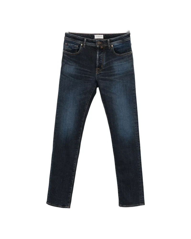 Jacob Cohën Logo-patch Jeans Blue