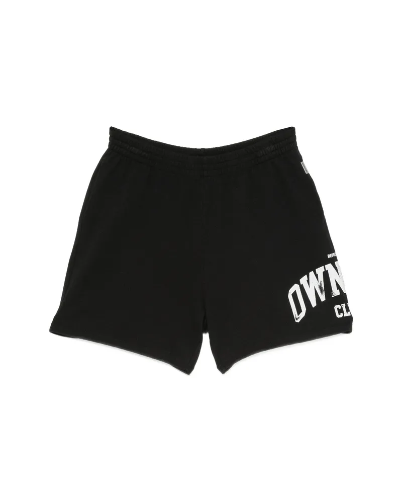 REPRESENT Owners Logo-print Shorts Black