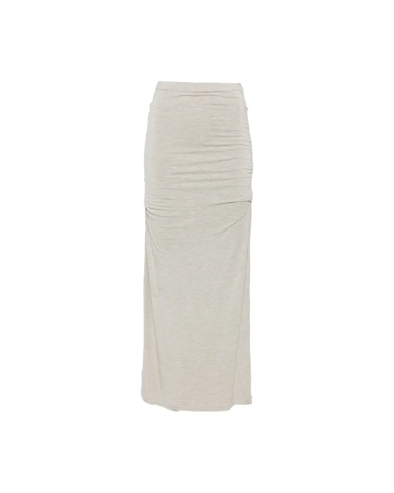 Totême Draped Maxi Skirt Grey