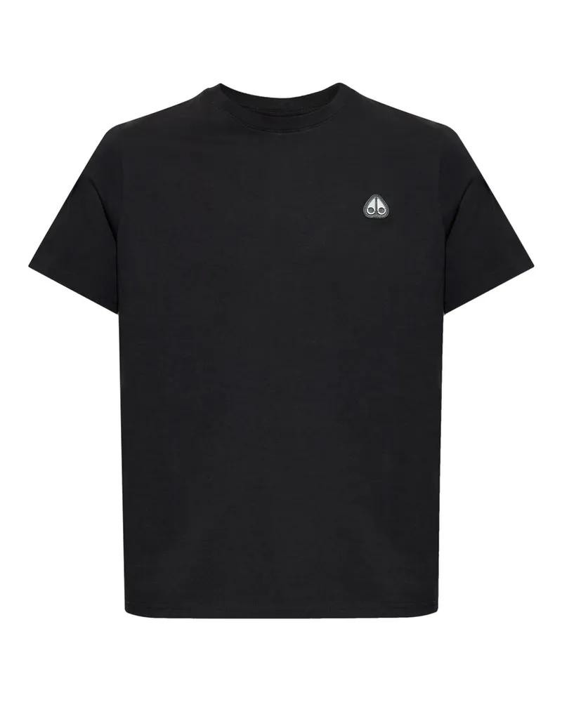 Moose Knuckles Cotton T-shirt Black