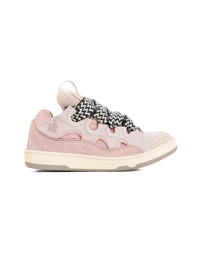 Lanvin Zigzag-laces Sneakers Pink