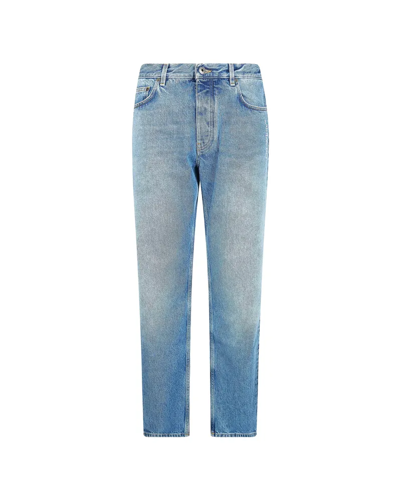 OFF-WHITE Half Arrow Motif Jeans Blue