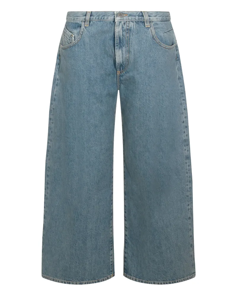 ATTICO Cropped Jeans Blue