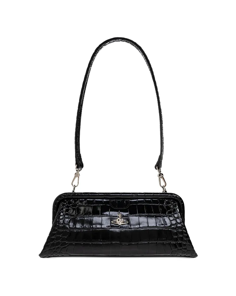 Vivienne Westwood Orb Clutch Black
