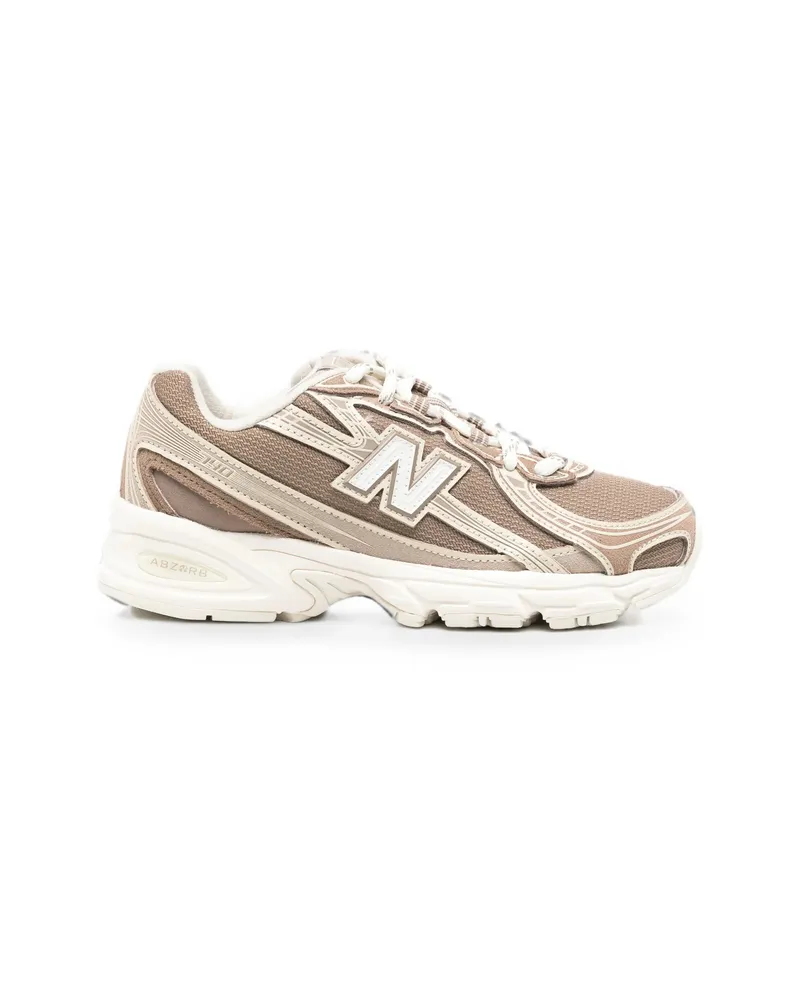 New Balance Panelled Logo-patch Sneakers Brown