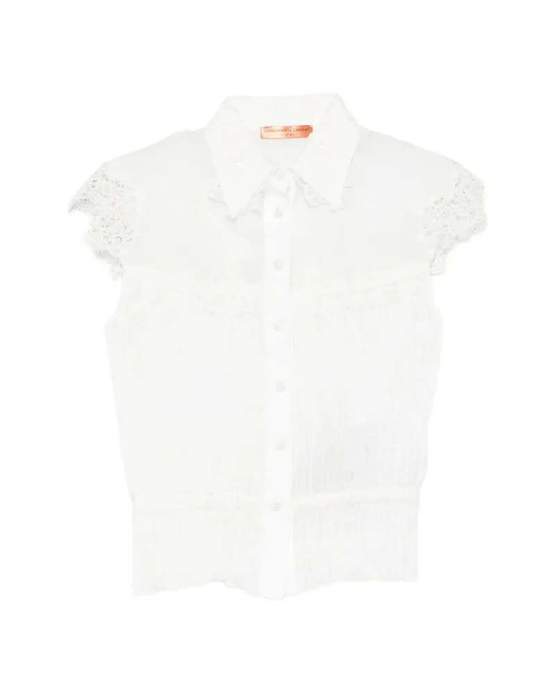 Ermanno Scervino Lace-trim Blouse White