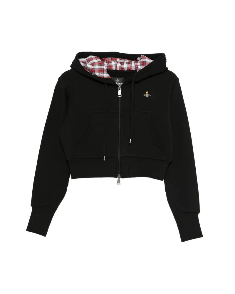 Vivienne Westwood Zip-up Hoodie Black