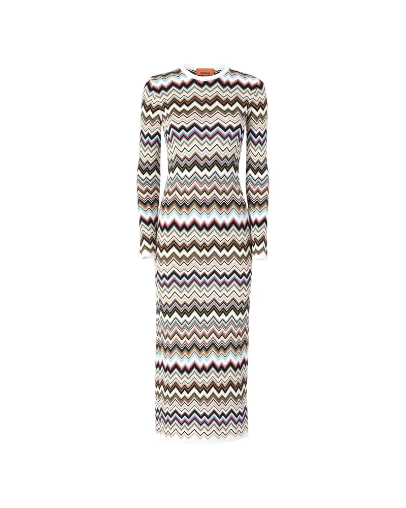 Missoni Zigzag-knit Dress White
