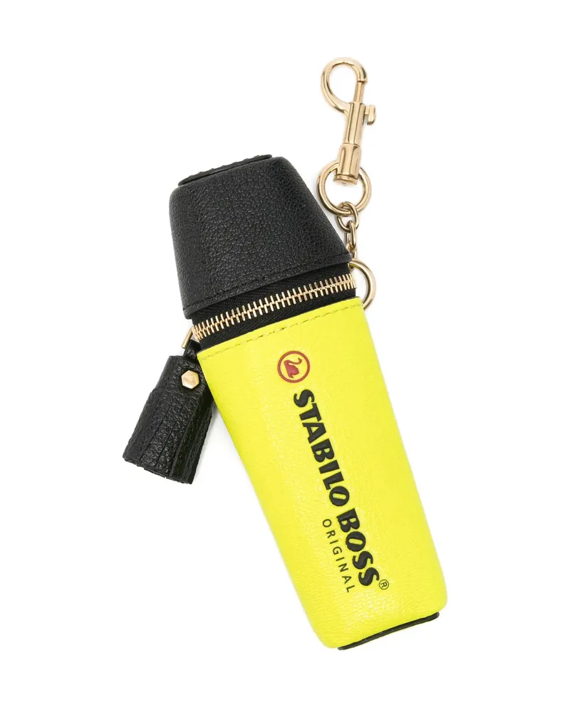 Anya Hindmarch Tassel-detail Keyring Yellow
