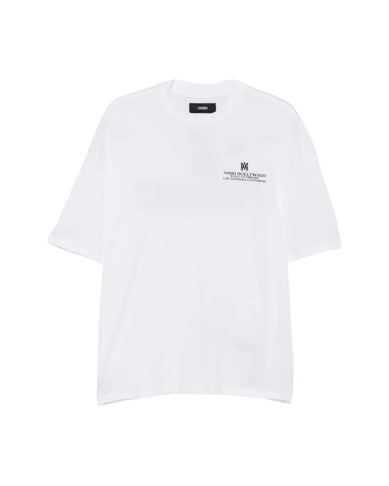 Amiri Build On Dreams Logo-print T-shirt White
