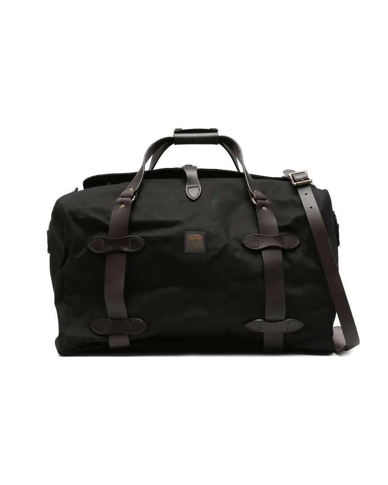 Filson Leather Travel Bag Black