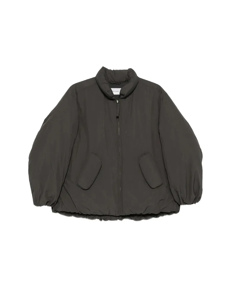 LOW CLASSIC High-neck Puffer Jacket Grey