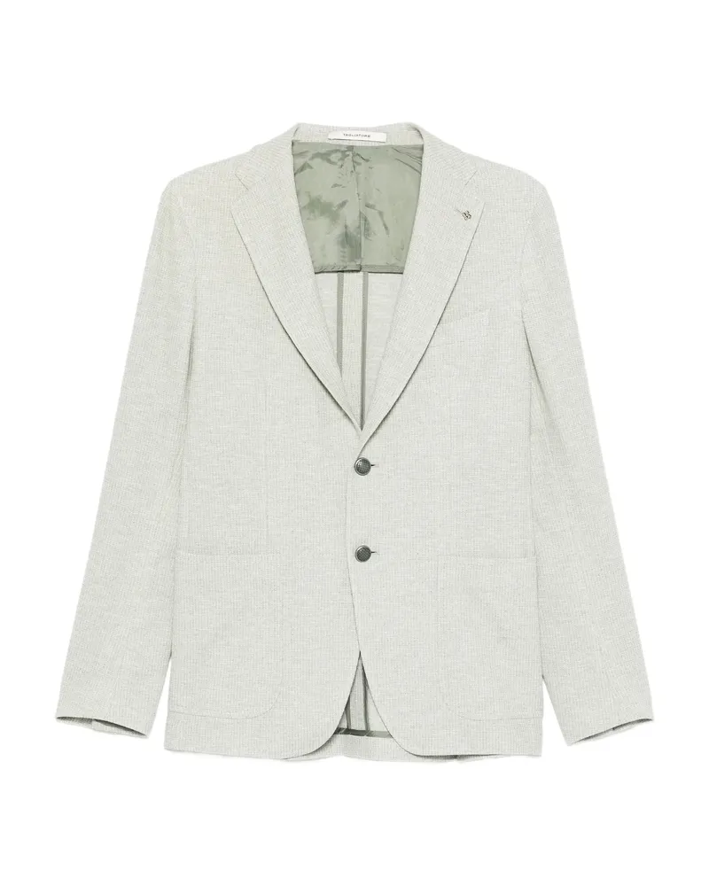 Tagliatore Single-breasted Blazer Green