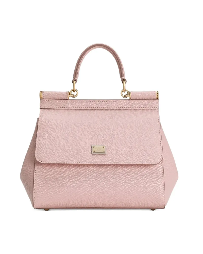 Dolce & Gabbana Medium Sicily Tote Bag Pink